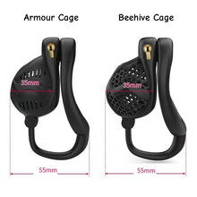 Load image into Gallery viewer, 3D Armour Or Beehive Chastity Cage 8