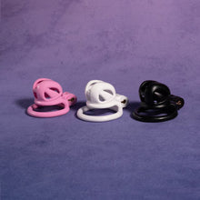 Load image into Gallery viewer, 3D Mini Viper Chastity Cage With 4 Rings 7
