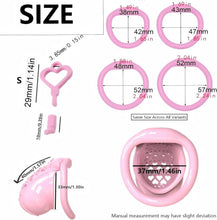 Load image into Gallery viewer, Sissy Chastity Cage with 4 Ring Sizes