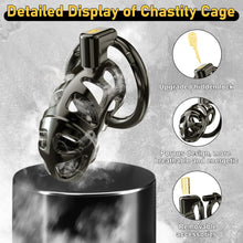 Load image into Gallery viewer, Metal Chastity Cage Set