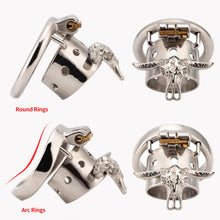 Load image into Gallery viewer, Bull Head Skeleton Chastity Cage - two styles ring