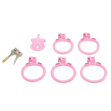 Charger l'image dans la galerie, Sissy Pink Flat Clit Cock Cage