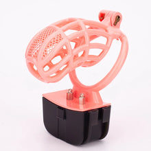 Load image into Gallery viewer, Pink Electric Chastity Cage Set