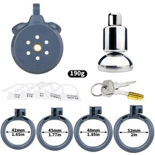 Load image into Gallery viewer, Inverted Plugged Flat Cock Cage