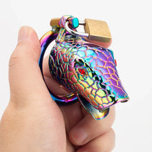 Load image into Gallery viewer, Snake Head Chastity Cage