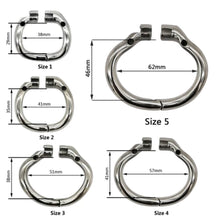 Load image into Gallery viewer, Quinn Male Chastity Device 4.13 inches long