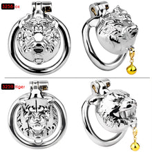 Lade das Bild in den Galerie-Viewer, Beast Penis Locker With Chastity Bell - two style