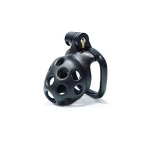 Lade das Bild in den Galerie-Viewer, Black Hole Mamba Chastity Cage Kit 1.77 To 4.13 Inches in alternate gallery view 3
