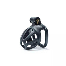 Lade das Bild in den Galerie-Viewer, Black Stripe Mamba Chastity Cage Kit 1.77 To 4.13 Inches in alternate gallery view 3