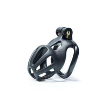 Lade das Bild in den Galerie-Viewer, Black Stripe Mamba Chastity Cage Kit 1.77 To 4.13 Inches in alternate gallery view 4