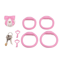 Lade das Bild in den Galerie-Viewer, Bowknot Lid Chastity Cage Invisible