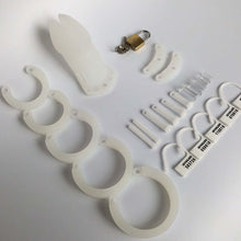 Charger l'image dans la galerie, Cage de chasteté en silicone CB6000 blanche