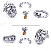 Load image into Gallery viewer, Special Stainless Steel Chastity Cage Spiked