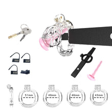 Load image into Gallery viewer, Cobra Chastity Set With Belt -31