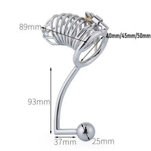 Lade das Bild in den Galerie-Viewer, Condemned Penetration Cage with Anal Plug