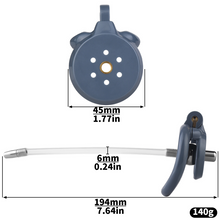 Charger l'image dans la galerie, Flat Chastity Cage with Detchable Ball Catheter- 17