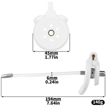 Charger l'image dans la galerie, Flat Chastity Cage with Detchable Ball Catheter- 9