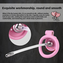 Charger l'image dans la galerie, Flat Chastity Cage with Detchable Ball Catheter- 21