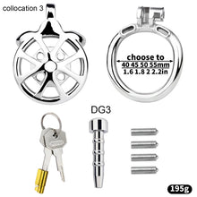 Load image into Gallery viewer, Flat Cock Cage With Spikes Removable