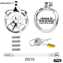 Load image into Gallery viewer, Flat Cock Cage With Spikes Removable