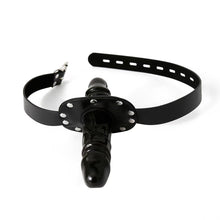 Lade das Bild in den Galerie-Viewer, Knebelfessel, schwarzes Gesicht, Umschnalldildo, BDSM