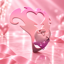 Load image into Gallery viewer, Heart Of Angle Chastity Belt
