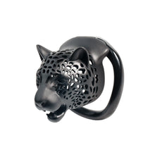 Load image into Gallery viewer, Leopard Head Chastity Cage