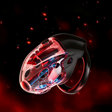 Lade das Bild in den Galerie-Viewer, Lockink Electro Vibe Retractable Chastity Cage