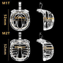 Charger l'image dans la galerie, Male Micro Chastity Cage with Urethral Catheter size guide, gallery view 4