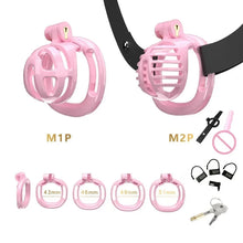 Charger l'image dans la galerie, Male Micro Chastity Cage with Urethral Catheter product view