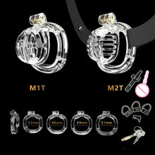 Charger l'image dans la galerie, Male Micro Chastity Cage with Urethral Catheter, gallery view 6