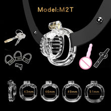 Charger l'image dans la galerie, Male Micro Chastity Cage with Urethral Catheter, gallery view 8