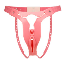 Charger l'image dans la galerie, Male Pink Cross-Dressing Chastity Belt