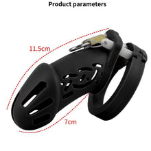 Lade das Bild in den Galerie-Viewer, Neuer schwarzer Silikonkäfig