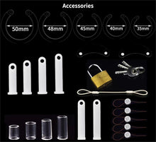 Lade das Bild in den Galerie-Viewer, Neuer schwarzer Silikonkäfig