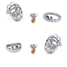 Load image into Gallery viewer, Special Stainless Steel Chastity Cage Spiked