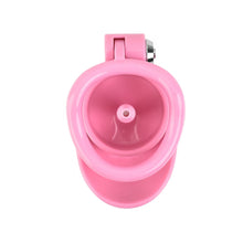 Load image into Gallery viewer, One-click Pink Pussy Chastity Cage 7