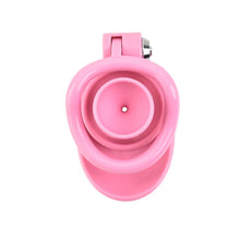 Load image into Gallery viewer, One-click Pink Pussy Chastity Cage 9