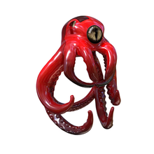 Load image into Gallery viewer, One-Eyed Octopus Chastity Cage - red 2