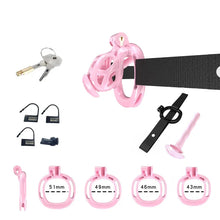 Load image into Gallery viewer, Cobra Chastity Set With Belt - small nano