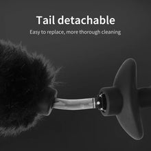Load image into Gallery viewer, QIUI Shake Tail Shock Butt Plug Remotely (Vibration And Electric Shock)