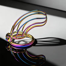 Lade das Bild in den Galerie-Viewer, Rainbow Long Banana Chastity Cage 1