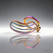 Lade das Bild in den Galerie-Viewer, Rainbow Long Banana Chastity Cage 3