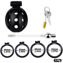 Lade das Bild in den Galerie-Viewer, Resin Breathable Male Chastity Cage -12