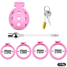 Lade das Bild in den Galerie-Viewer, Resin Breathable Male Chastity Cage -6