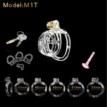 Load image into Gallery viewer, Small Chastity Cage 5 with Catheter Colors to choose