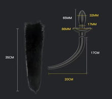 Load image into Gallery viewer, QIUI Shake Tail Shock Butt Plug Remotely (Vibration And Electric Shock)