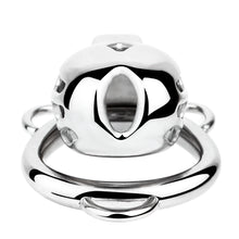 Lade das Bild in den Galerie-Viewer, Short Smooth Stainless Steel Mamba Cage with Belt in alternate gallery view 6