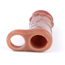 Load image into Gallery viewer, Real Feel Silicone Cock Sleeve