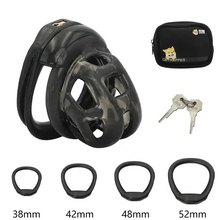 Charger l'image dans la galerie, Soft Rubber Cobra Chastity Discreet